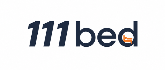 111 bed লোগো